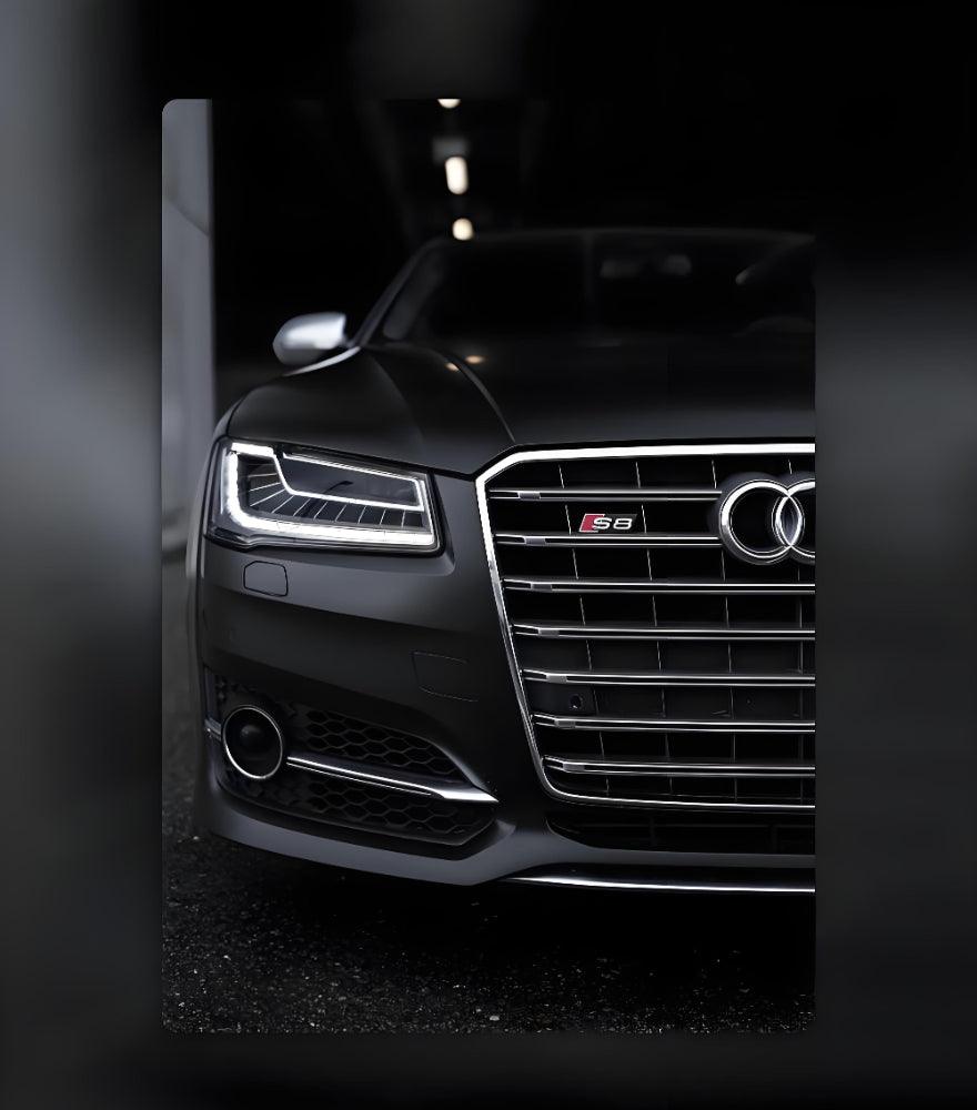 Audi S8 Glowing Car Wall Decor – Custom LED Neon Art - 737Magic