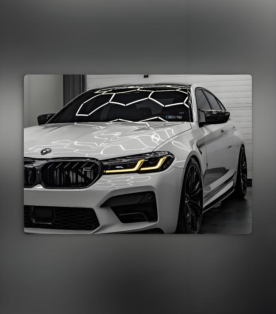 BMW M4 Glowing Car Wall Decor – Custom LED Neon Art - 737Magic