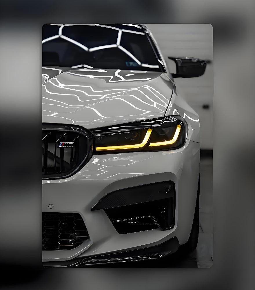 BMW M4 Glowing Car Wall Decor – Custom LED Neon Art - 737Magic