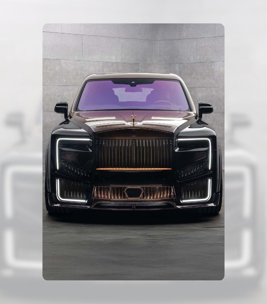 Rolls-Royce Phantom Glowing Wall Art