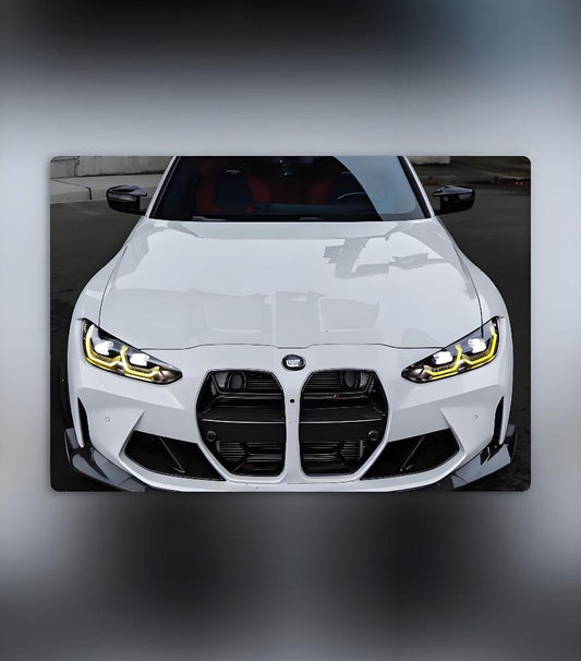 BMW M4  Glowing  mural