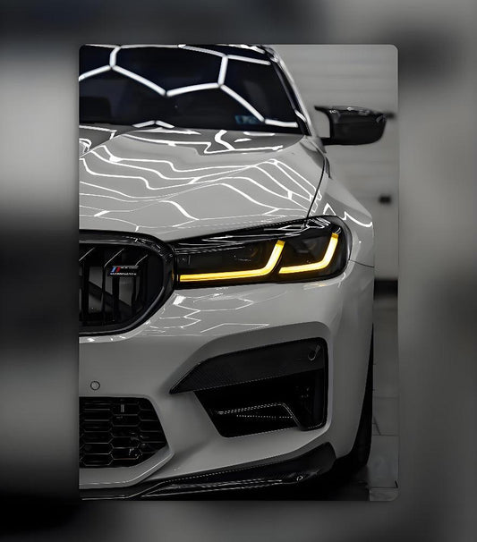 BMW M4 Glowing Car Wall Decor – Custom LED Neon Art - 737Magic