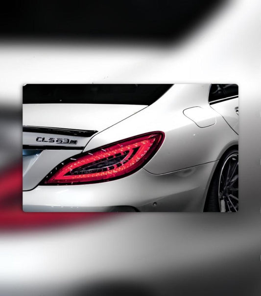 Mercedes CLS63 AMG Glowing Car Wall Decor – Custom LED Neon Art - 737Magic