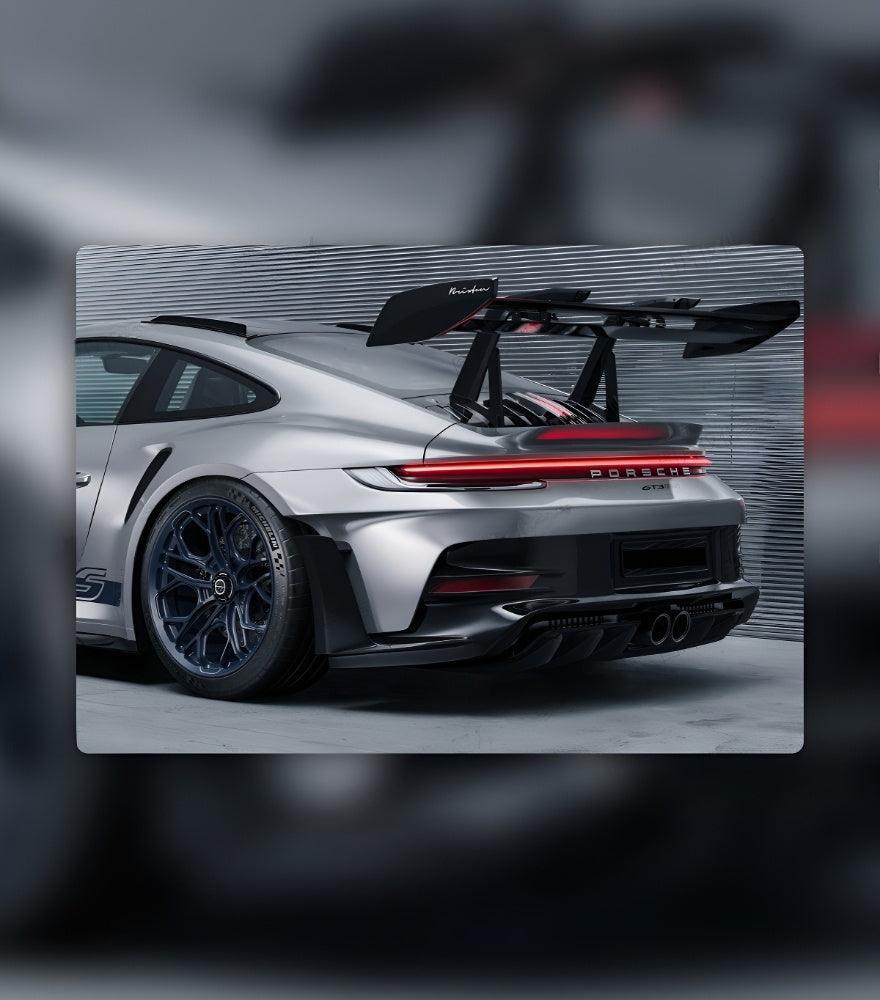 Porsche 911 GT3 RS Glowing Car Wall Decor – Custom LED Neon Art - 737Magic