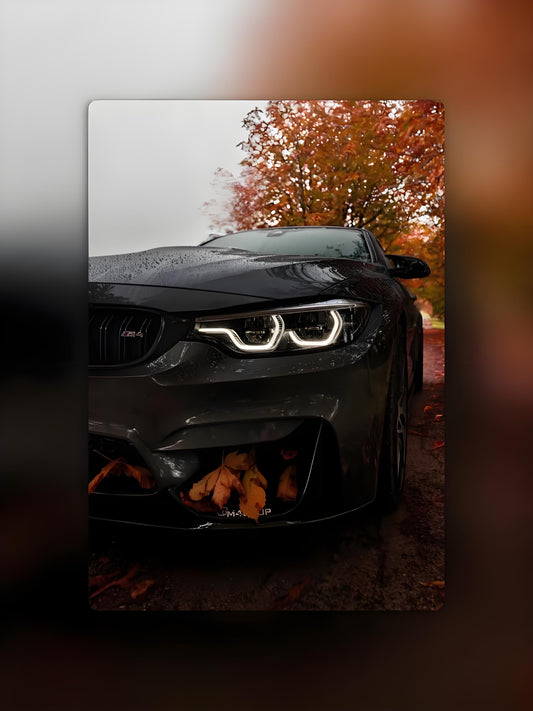  BMW M4 Glowing Mural